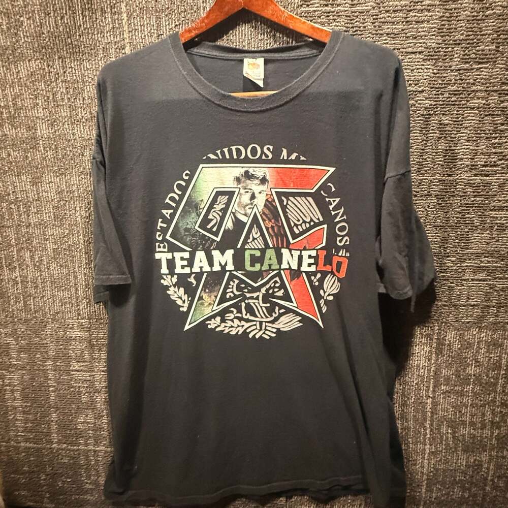 Vintage Team Canelo Alvarez Boxing T-Shirt Black 3XL